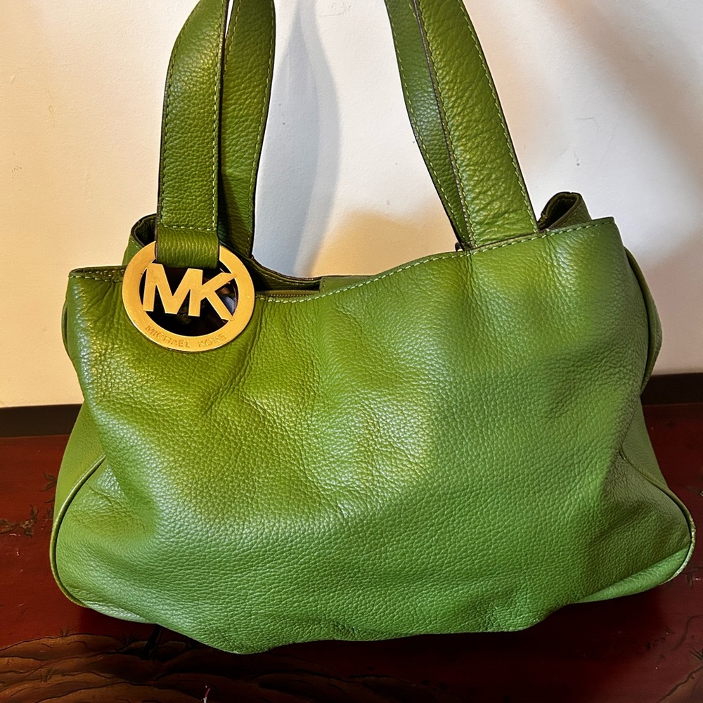 Michael Kors Vibrant Green Shoulder Bag